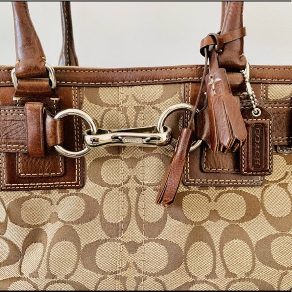 Coach - Handbag with Logo - Picture 5 of 8